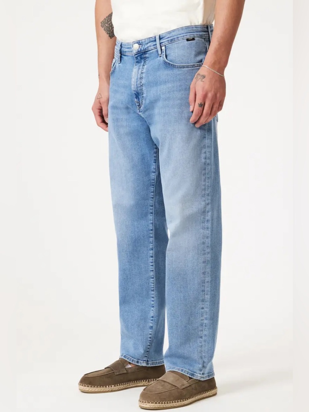 NWT Stitch Fix Mavi Men's‎ Marcel Loose Straight Jean Blue 38x28 Preppy Casual